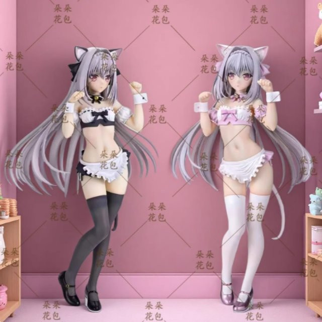 Q Six Sakurakoji Luna Katzenohren-Maid, Anime-Figur, 1/6, Sammlermodell - Bild 1