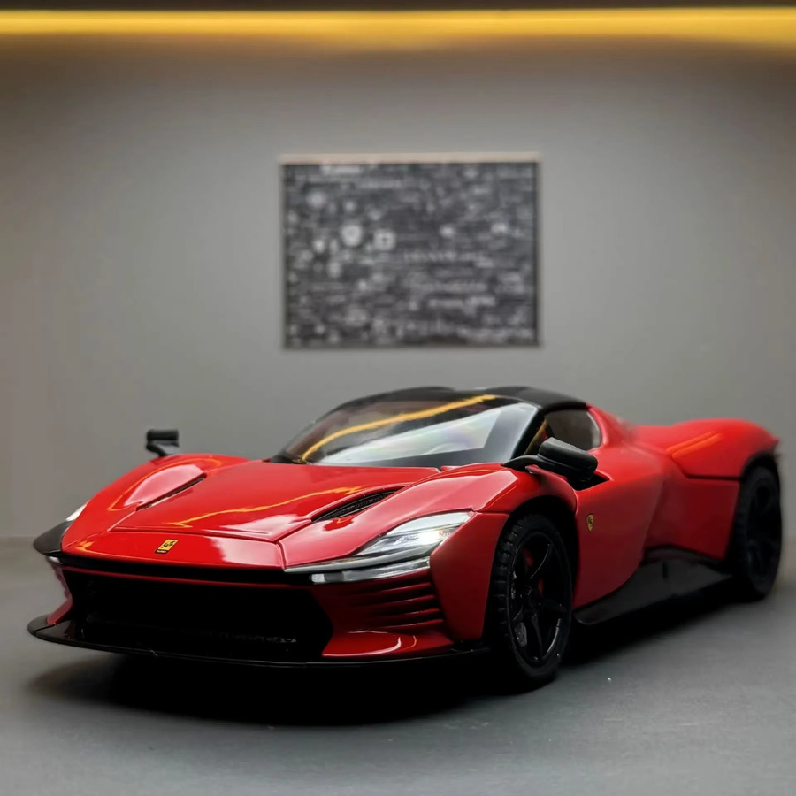 Maisto SF90XX Purosangue FVU SP3 Rafa FXXK Modellauto, 1:24, Metall, mit Licht und Sound - Bild 2