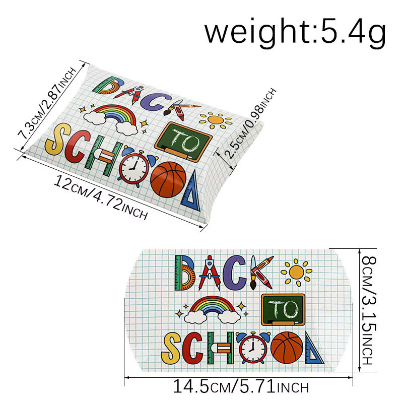 Bunte Geschenkboxen in Schulbus-Design aus Papier für den Schulanfang und Geburtstage - Bild 3