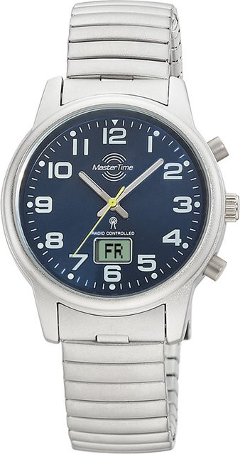 Master Time Armbanduhr, Quarz, Edelstahl, Blau, 34 mm, Damen - Bild 1