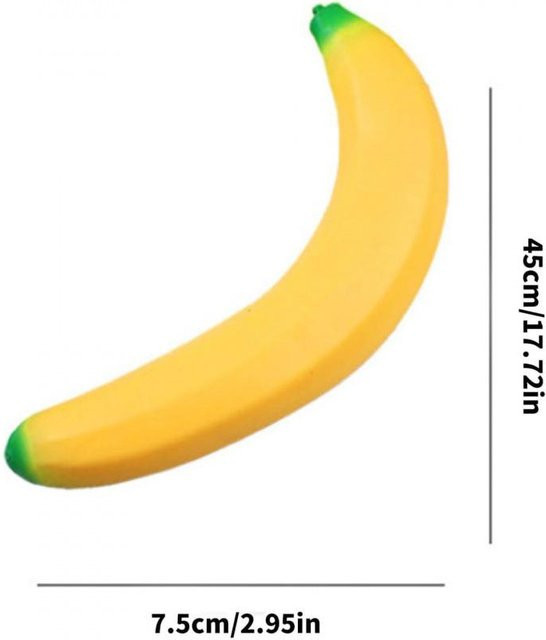 Bananen Squishy, Obst Quetschspielzeug, 45cm, Jumbo Squishy - Bild 1