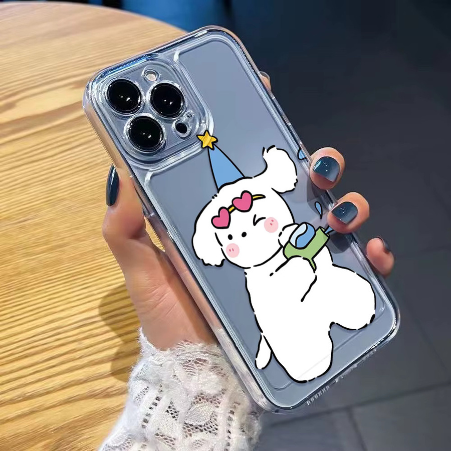 Caynes Transparente Silikon Schutzhülle für iPhone 17 Pro Max, 16, 15, 14, 13, 12 und 11 - Bild 4