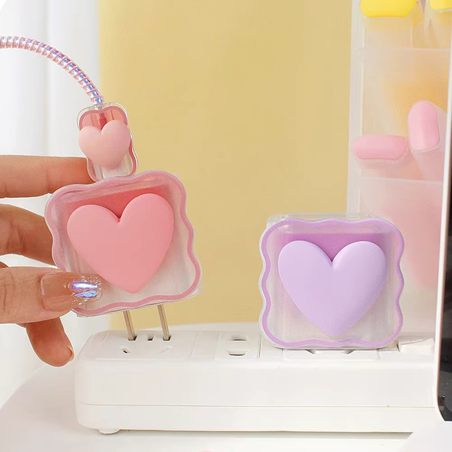 Bow Gradient Charger Schutzhülle für iPhone 20W USB-Datenkabel Organizer zur Vermeidung von Kabelbrüchen - Bild 1