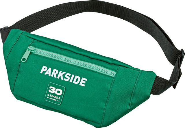 PARKSIDE Bauchtasche Fan Edition mit Reisverschluss in Grün und Schwarz aus Polyester - Bild 1