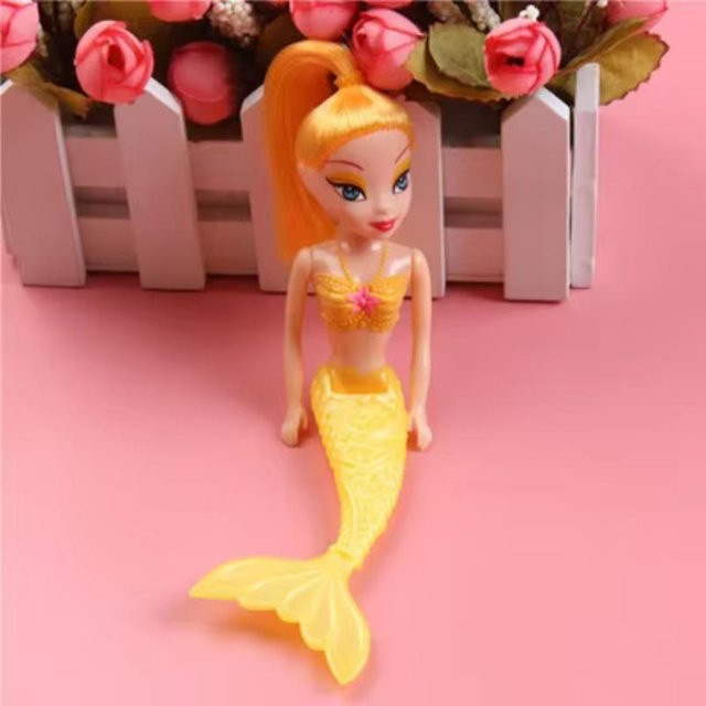Kidsly Meerjungfrau Puppe, gelb, 16cm, ab 4 Jahren - Bild 1