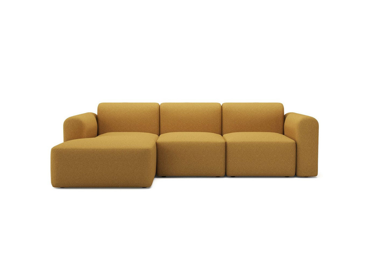 Tenksom Ecksofa Rund Relax-Ecke mit wechselbaren Bezügen und Kaltschaum im Sitz, Nordic Swan Ecolabel - Bild 1