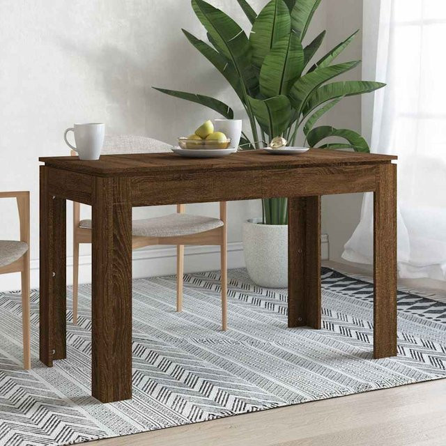 vidaXL Esstisch in Eichen-Optik, Braun, B/T/H: 120 x 60 x 76 cm - Bild 3