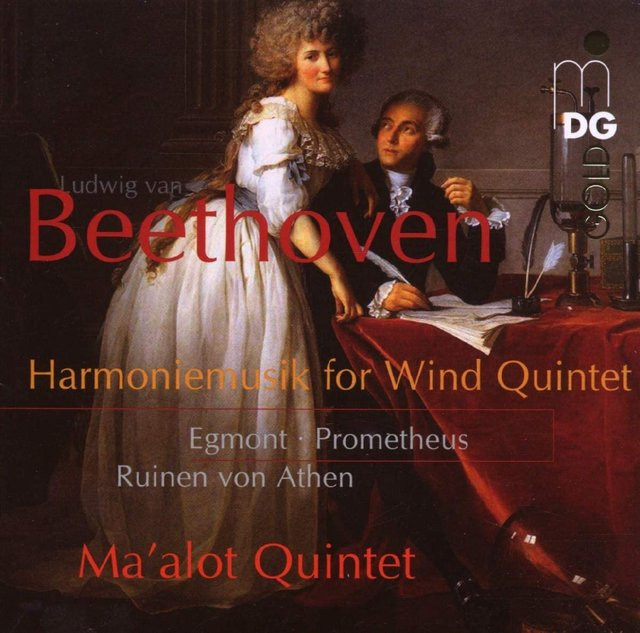 Beethoven, Ma'Alot Quintett, Harmoniemusik für Bläserquintett, CD - Bild 1