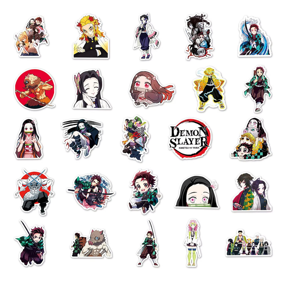 Bandai Demon Slayer Aufkleber, Bunt / Mehrfarbig - Bild 4