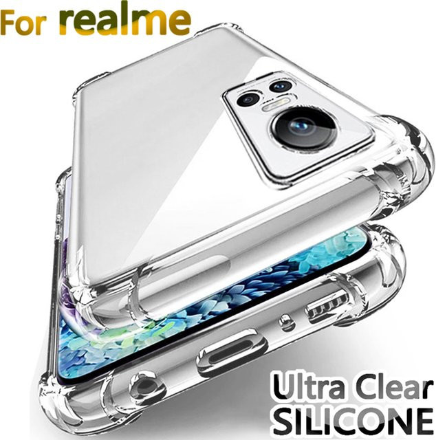 Stoßfeste transparente Silikon Handyhülle für Realme GT Neo, Pro, Plus, X2, X3 und weitere Modelle - Bild 1