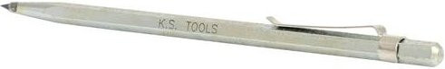 KS Tools Hartmetall-Anreißnadel aus Werkzeugstahl in Silber, Länge: 145 mm - Bild 1