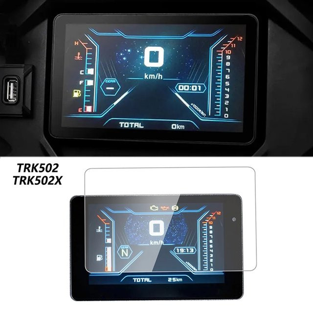 Kratzschutz Film für Benelli TRK 502, TRK 502X und TRK 702X Dashboard Display Protector, transparent - Bild 1