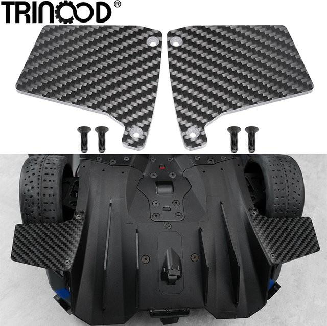 TRINOOD Carbon Fiber Winglets Kotflügel hinten, Zubehör, Schwarz - Bild 1