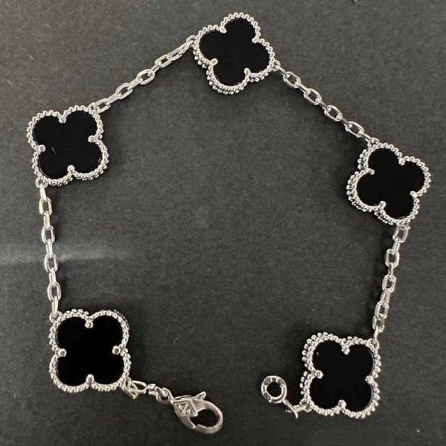 Hui dian Armband, weißes Perlmutt und Karneol, Damen - Bild 1
