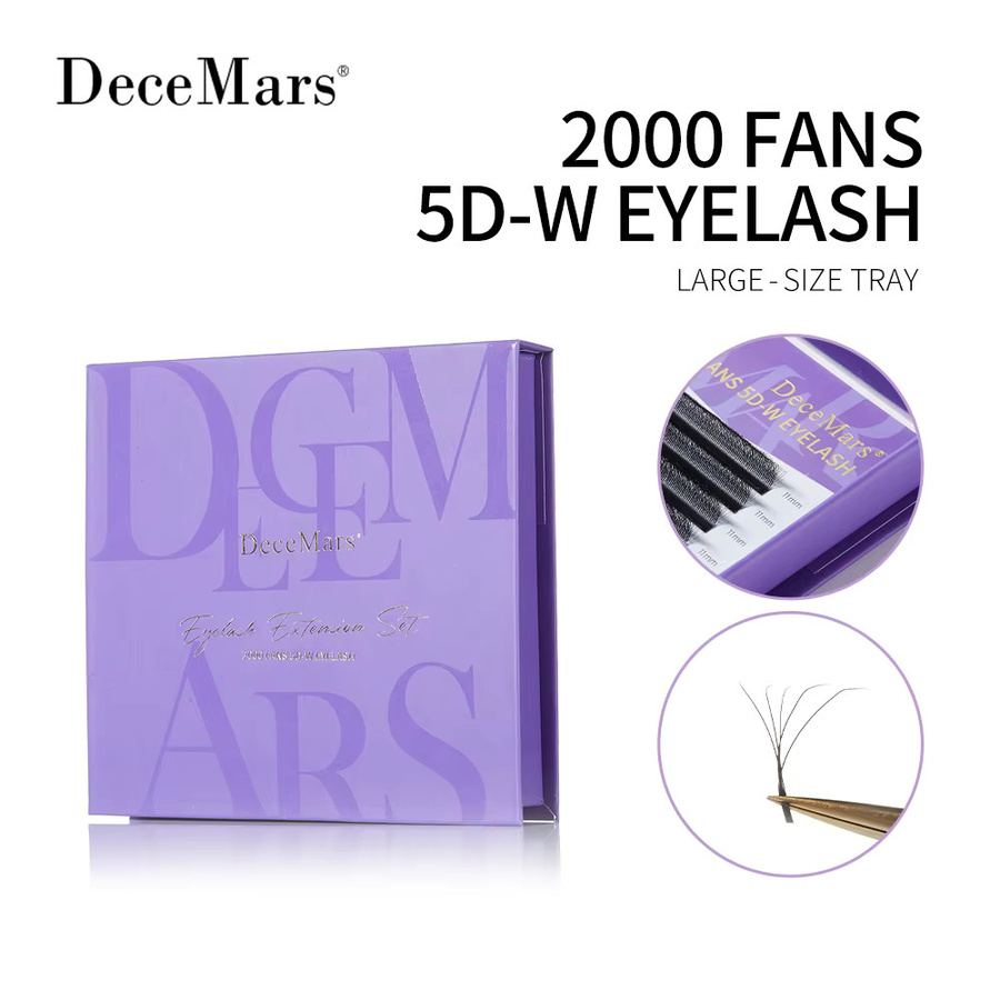DeceMars 5D W Wimpernverlängerung, 2000 Stück - Bild 2
