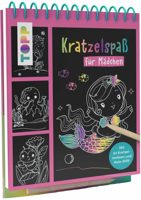 TOPP Kratzelspaß für Mädchen, Bunt / Mehrfarbig - Bild 1