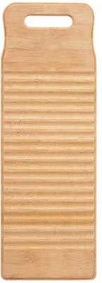 Traditionelles ORA Waschbrett aus Holz in Beige mit Waschlochgriff, Breite: 40 cm - Bild 1