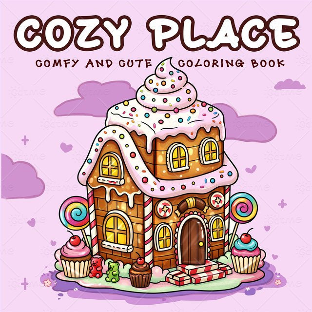 COZY PLAGE Malbuch für Erwachsene mit auffälligen und einfachen Mustern in Multicolour - Bild 1