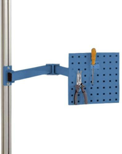 Manuflex ZB8232.5007 Werkzeugträgerplatte für CANTOLAB und ALU mit Doppelgelenk-Schwenkausleger, B/H: 30,5 x 30,5 cm - Bild 1