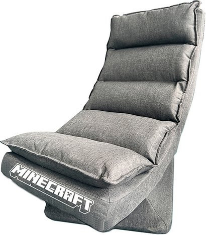 Roba Gaming-Sessel Minecraft grau mit Drehfunktion und Armlehnen, B: 59 cm, H: 83 cm - Bild 3