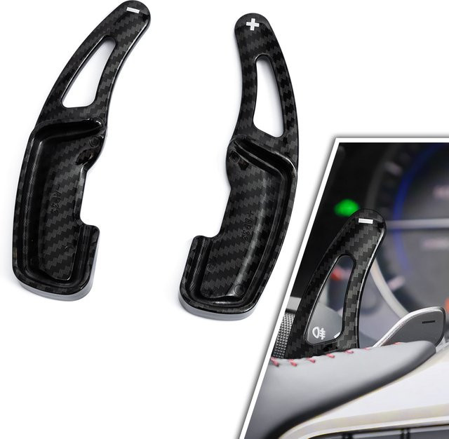 Paddle Shifter Verlängerung Zierleisten in Schwarz für Lexus GS, RX Modelle - Bild 1