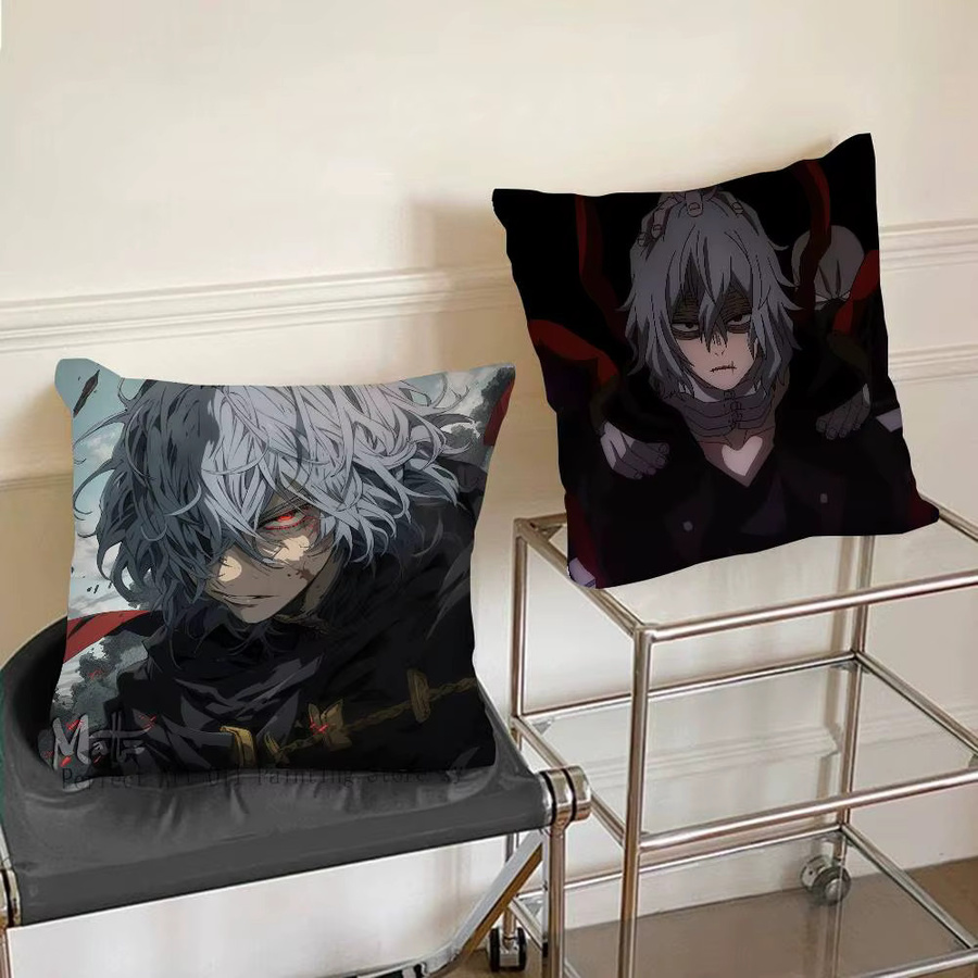 Anime T-Tomura Shigaraki Cartoon Kissenbezug, quadratisch, Mehrfarbig, Breite: 40 cm, Höhe: 40 cm, Tiefe: 40 cm - Bild 3