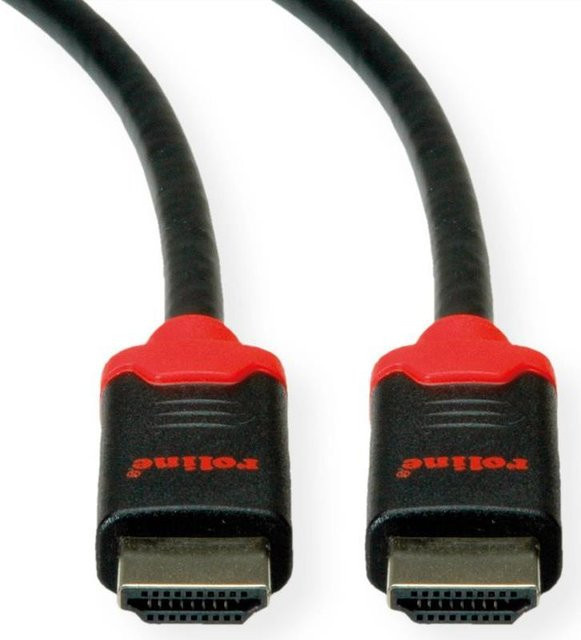 Roline HDMI-Kabel Schwarz 5 m mit HDMI-A Stecker für 10K und 8K UHD - Bild 2