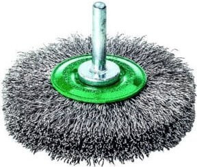 Lessmann Rundbürste V4A gewellt aus Edelstahl in Silber, B/T/H: 70 x 10 x 0,3 mm - Bild 1