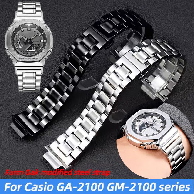 Casio Uhrenarmband Edelstahl, Silber, Herren - Bild 1