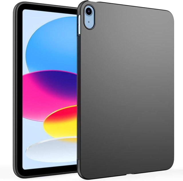 Schutzhülle für Apple iPad 10. und 11. Generation in Schwarz aus flexiblem Silikon TPU - Bild 1