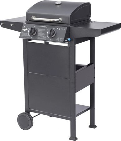 El Fuego Gasgrill San Jose mit 2 Brenner aus Edelstahl und gusseisernem Grillrost