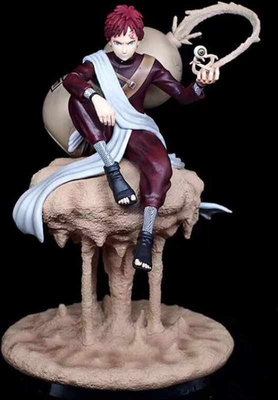 Bandai Anime Gaara Kazekage Schlacht Version Actionfigur aus PVC für Sammler und Dekoration, mehrfarbig - Bild 1