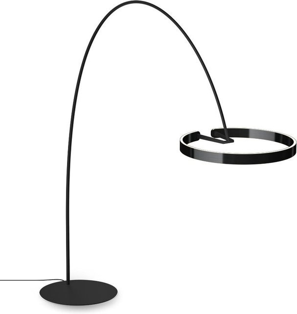Occhio Mito Largo LED-Bogenleuchte in Schwarz Matt mit Black Phantom Kopf und dimmbarer CCT-Lichtsteuerung - Bild 1