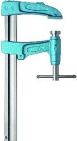 URKO Hochleistungs-Schraubzwinge 4003-P in Türkis, Maße: 35 x 8 mm, Länge: 40 cm - Bild 1