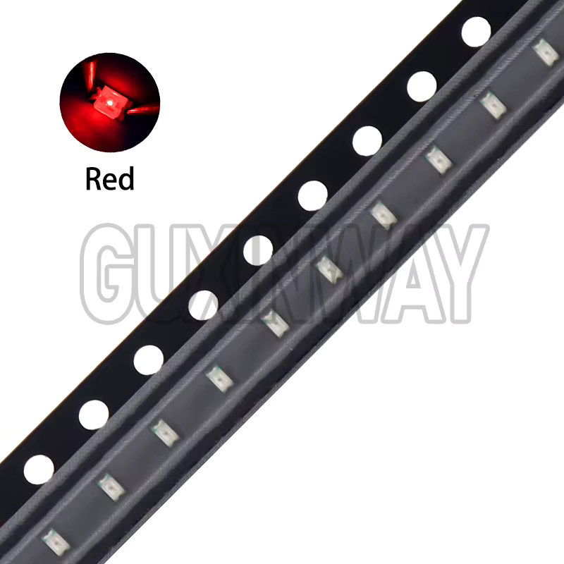 GUXINWAY 100 Stück 0603 SMD LED-Leuchtdioden Set in RGB Multicolour mit Blau und weiteren Farben - Bild 1