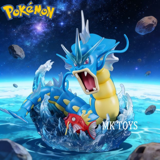 Bandai Pokémon Gyarados Actionfigur, PVC Statue, 20 cm - Bild 1