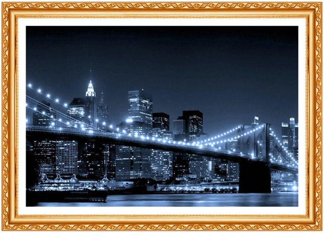 FIYO Diamond Painting Set Landschaft Motiv als Wanddekoration, Mehrfarbig, B/H: 30 x 20 cm - Bild 1
