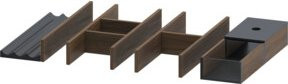 Duravit Einrichtungssystem Universal Set in Nussbaum Farbe, B/T/H: 44,2 x 32,1 x 5,5 cm, für WTU - Bild 1