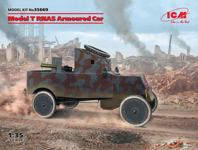 ICM Model T RNAS Armoured Car, Fahrzeug, 1:35 - Bild 1