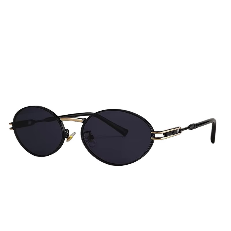 VYSEN Sonnenbrille, oval, Vollrand, Metall, Damen - Bild 4