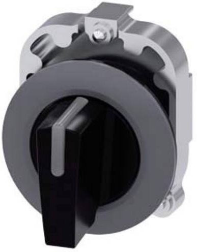 Siemens Knebelschalter 3SU1062-2DM10-0AA0 Schwarz 2 x 45° bündig montiert - Bild 1