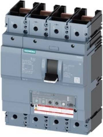 Siemens 3VA6440-5HM41-2AA0 Leistungsschalter in Grau mit einem Einstellbereich von 160 - 400A und einer maximalen Schaltspannung von 600 V/AC - Bild 1