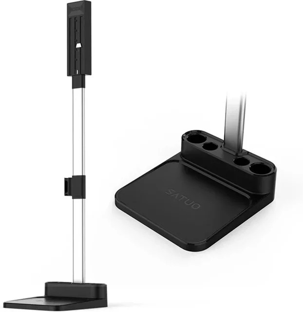 Satuo S1 Staubsaugerständer für Dyson V11 SV12 V15 V7 V8 SV10, freistehende Halterung Dockingstation in Schwarz - Bild 1