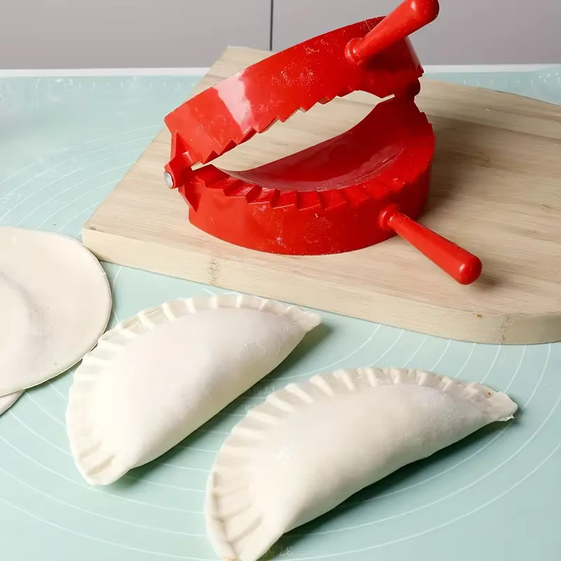 YOCITY 5-teiliges Teigtaschen-Former-Set aus Kunststoff in Rot für Ravioli und Kuchen als DIY Küchen-Backwerkzeug - Bild 2