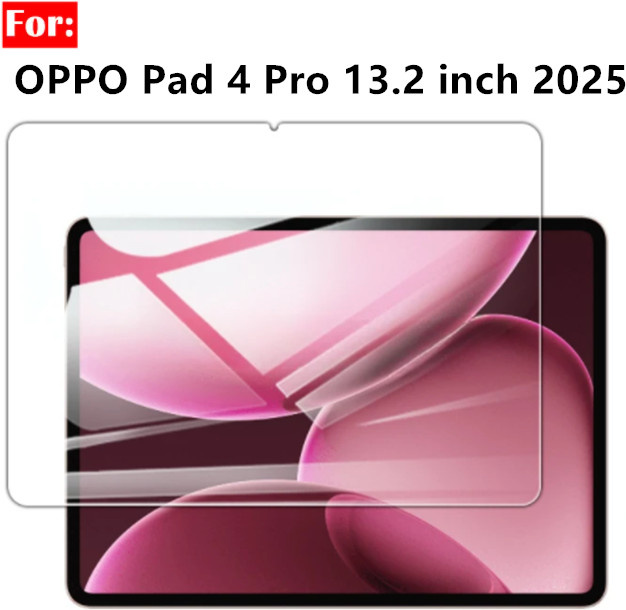 2er-Pack Gehärtetes Glas Schutzfilm für OPPO Pad 4 Pro 13,2 Zoll 2025, Transparent, HD Anti-Scratch Displayschutzfolie - Bild 1