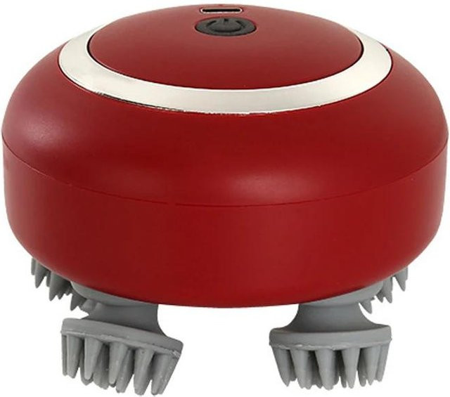 Binchi Health Technology Kopfmassagegerät mit Rotlicht, Rot - Bild 1