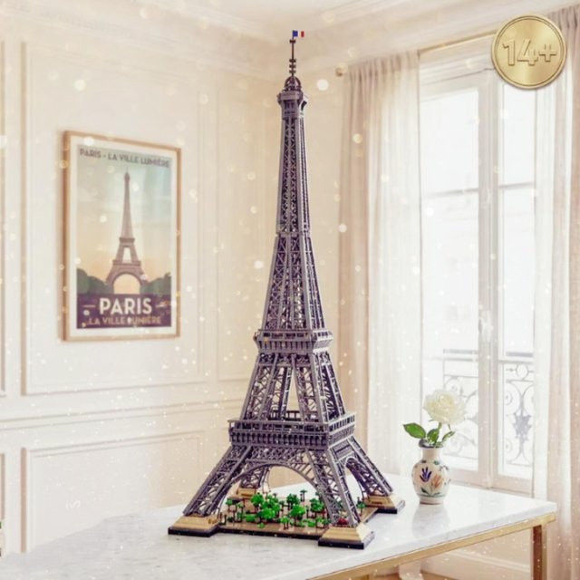Kreativer Sammler Eiffelturm Paris Architektur, Bausteine, 10.001 Teile, ab 14 Jahren - Bild 1