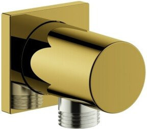 Grohe Wandanschlussbogen Rainshower 1/2" mit eckiger Rosette in Cool Sunrise Gold - Bild 1