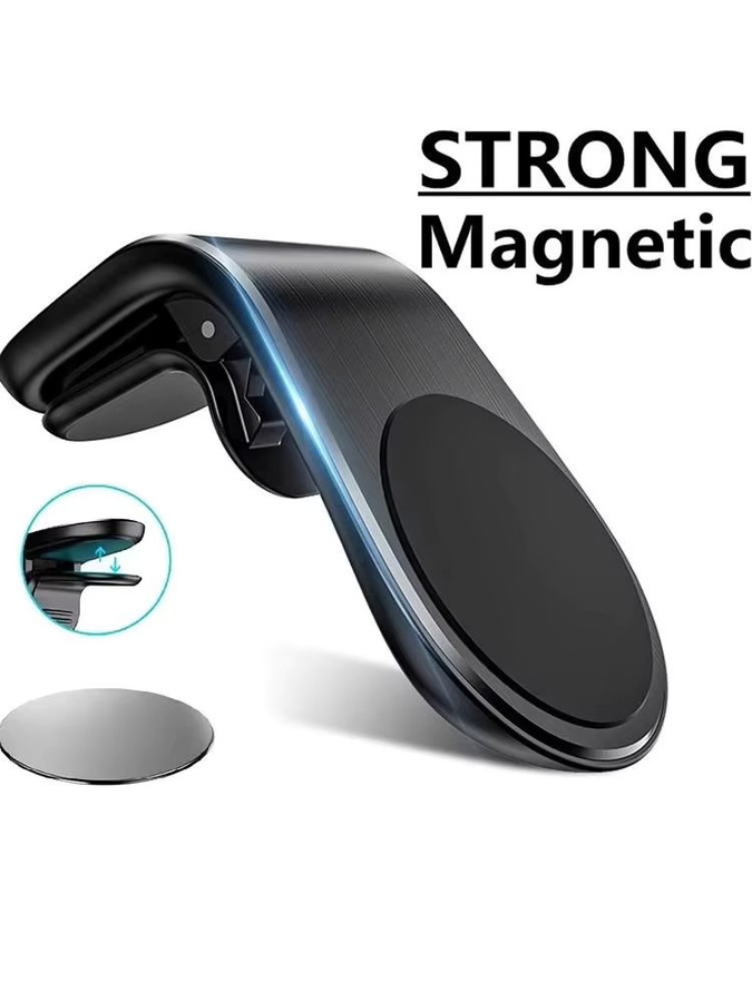Magnetische BRYNTHORX Auto-Handyhalterung für Lüftungsschlitze in Schwarz zur GPS-Navigation für iPhone, Xiaomi, Realme und OPPO - Bild 7