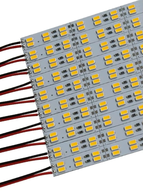 JOYPJLIT 10er Set Starre LED Streifen Bar, SMD 5730, 144 LEDs/m, zweireihig, Weiß, DC 12V 24V - Bild 7